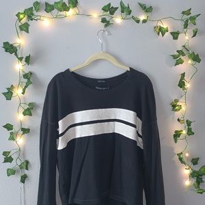 Striped American Eagle Long Sleeve Top